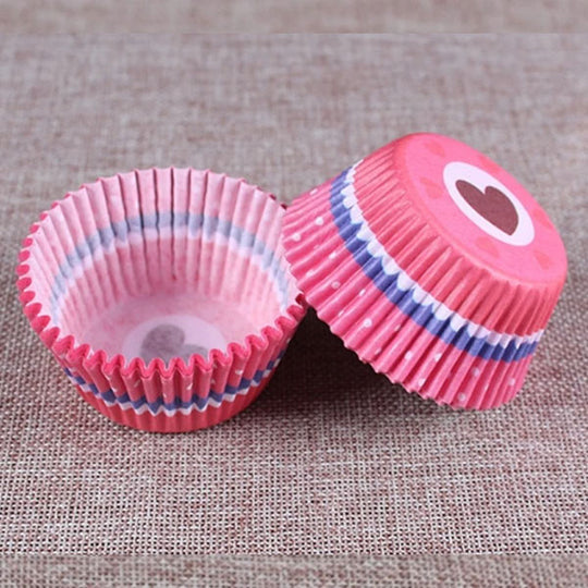 100PCS Paper Cupcake Cups