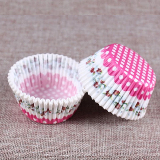 100PCS Paper Cupcake Cups