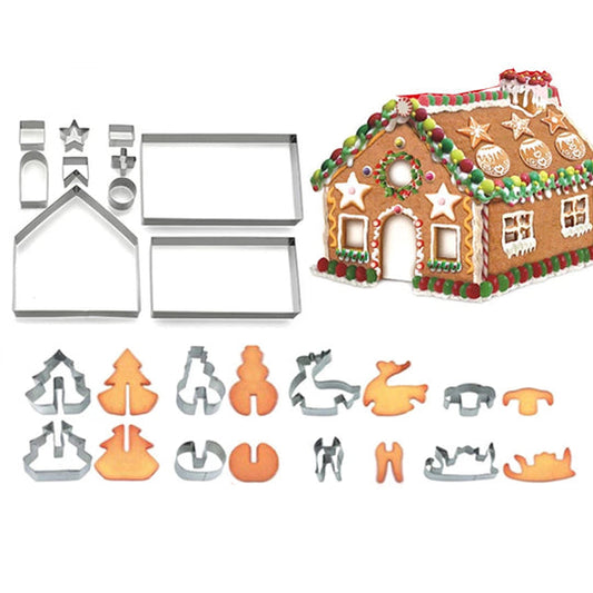 Gingerbread House Cookie Cutter Set