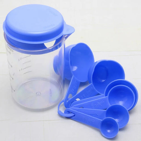 7 Pcs Measuring Jar & Spoons