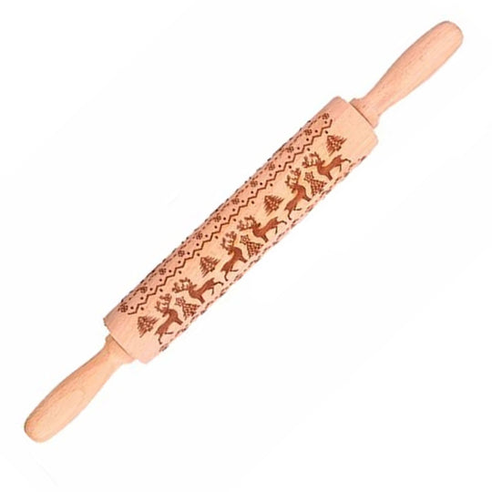 Festive Pattern Embossing Rolling Pin