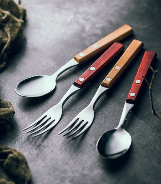 Wooden Handle Stainless Steel Cutlery