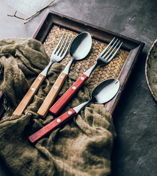 Wooden Handle Stainless Steel Cutlery