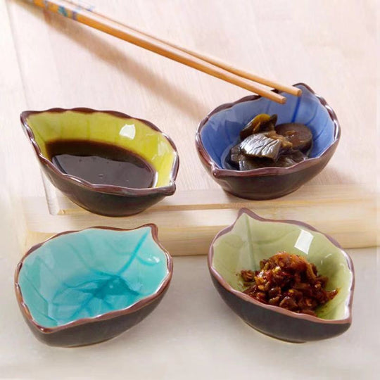 Japanese Leaf Sauce Dish