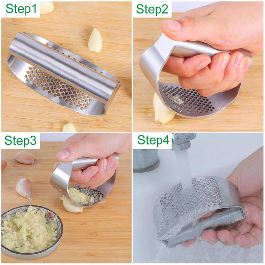 Stainless Steel Garlic Press Rocker