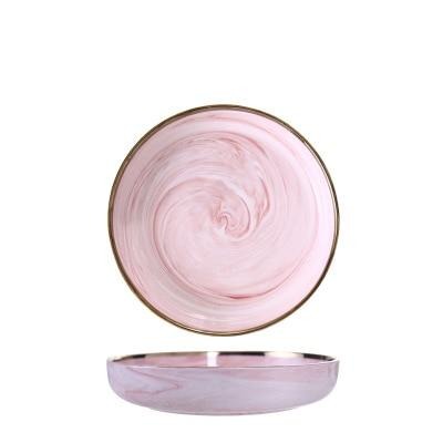 Marble Pink Dinnerware