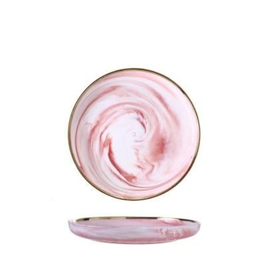 Marble Pink Dinnerware