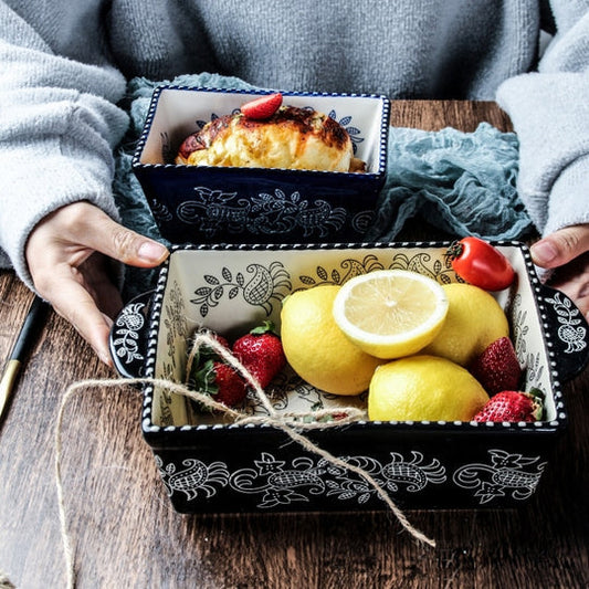 European Style Ceramic Baking Tray