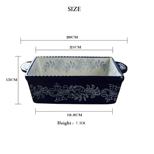 European Style Ceramic Baking Tray