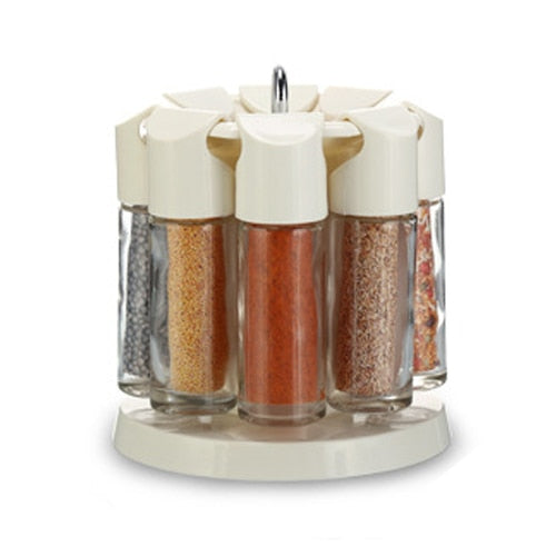 Rotating Kitchen Spice Jars