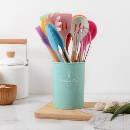 Colorful Silicone Kitchen Utensils Set