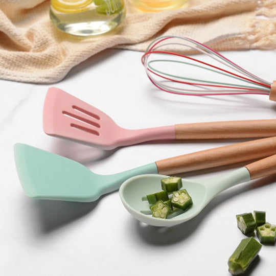 Colorful Silicone Kitchen Utensils Set