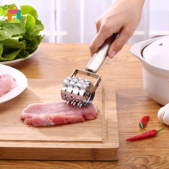 Stainless Steel Meat Roller/Tenderizer