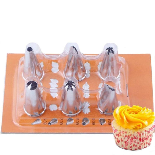 6 Shape Flowers Piping Nozzles